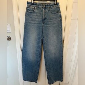 Madewell curvy perfect vintage wide leg jeans (size 28 TALL)